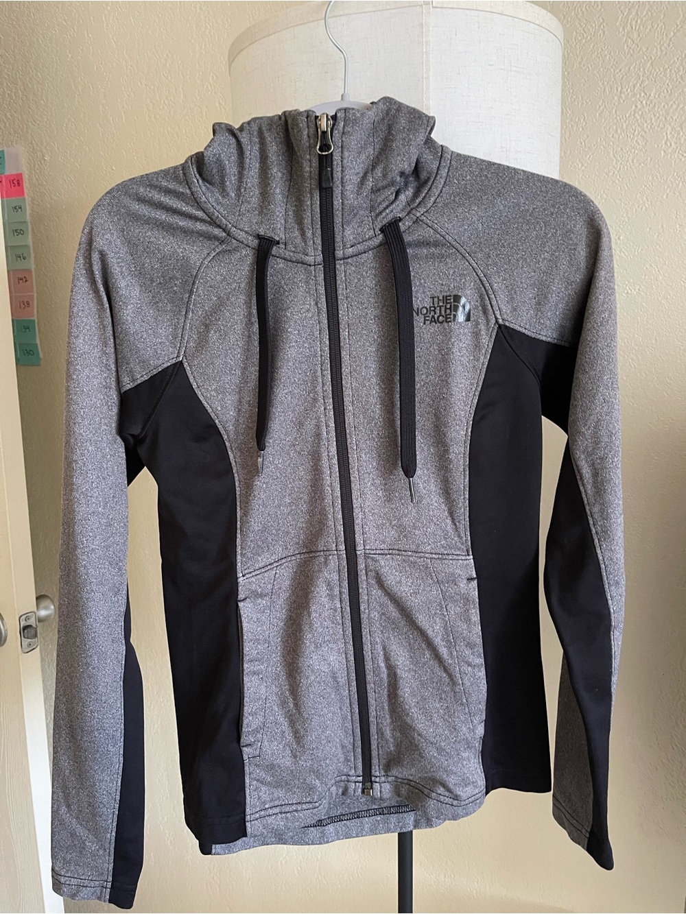 The North Face Women's Gray and Black Full-Zip Utility Jacket
